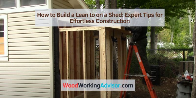 How to Build a Lean to on a Shed