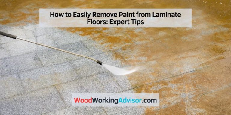 How to Easily Remove Paint from Laminate Floors