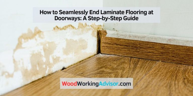 How to Seamlessly End Laminate Flooring at Doorways