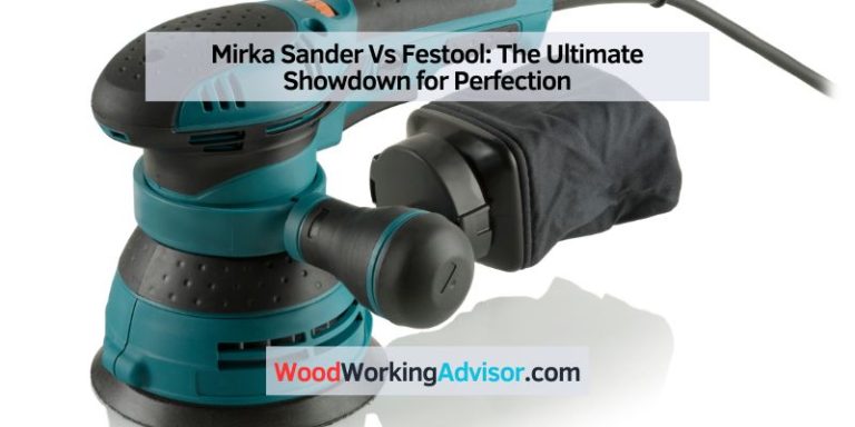 Mirka Sander Vs Festool