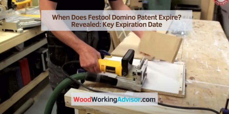 When Does Festool Domino Patent Expire