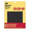 3M Wetordry assorted sandpaper 220-320-400 grit, 5 sheets