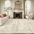 Vintage beige 8x10 area rug for dining room