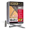 Deck Plus gray star-drive composite deck screws box