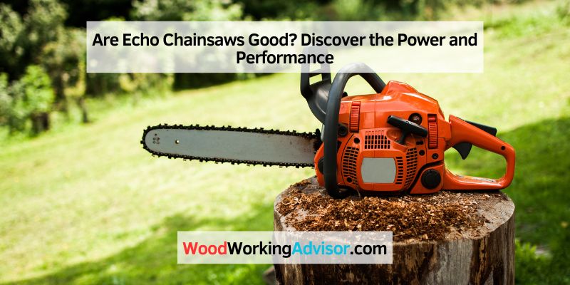 Are Echo Chainsaws Good