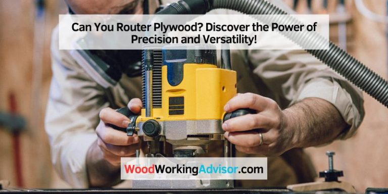 Can You Router Plywood