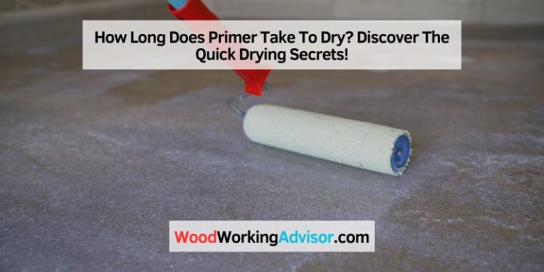 How Long Does Primer Take To Dry