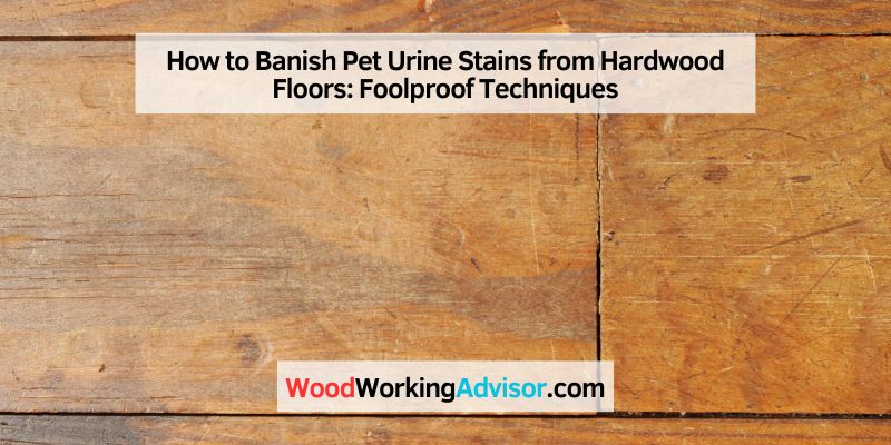 How to Banish Pet Urine Stains from Hardwood Floors