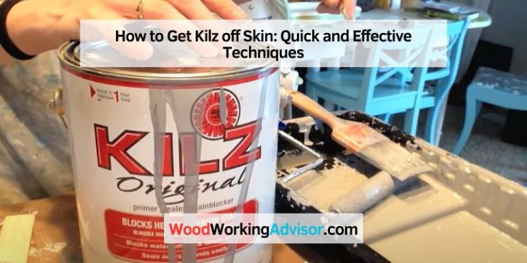 How to Get Kilz off Skin