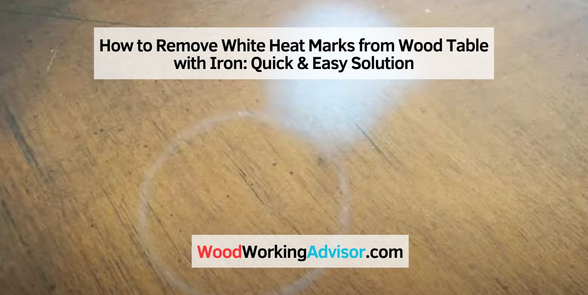 How to Remove White Heat Marks from Wood Table with Iron