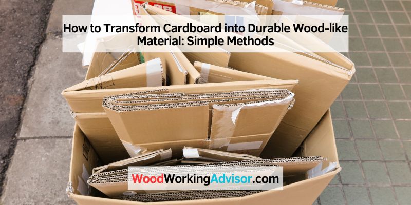How to Transform Cardboard into Durable Wood-like Material