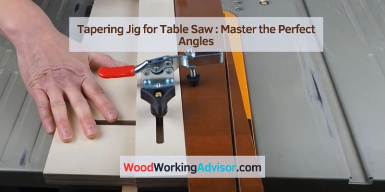 Tapering Jig for Table Saw