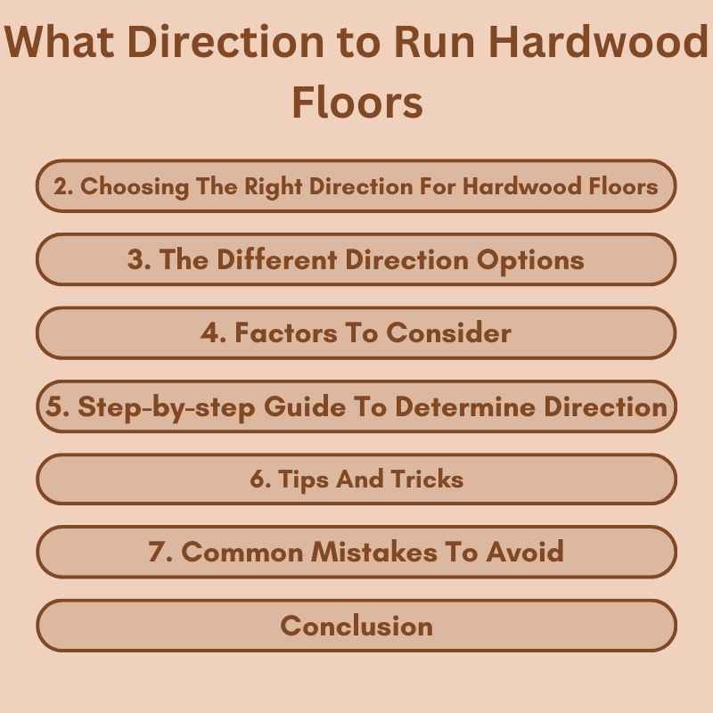 What Direction to Run Hardwood Floors