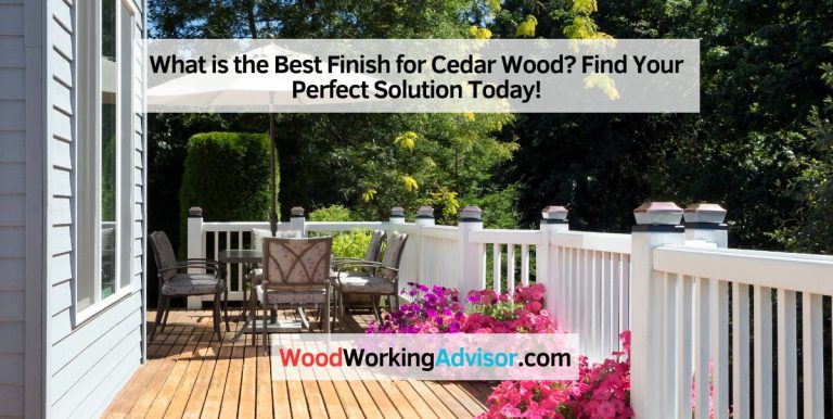 What is the Best Finish for Cedar Wood