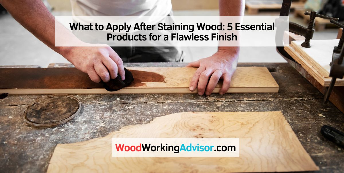What to Apply After Staining Wood