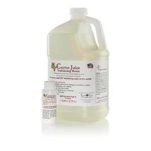 BVV Cactus Juice Stabilizing Resin for Woodworking - Cures & Hardens Soft Wood f