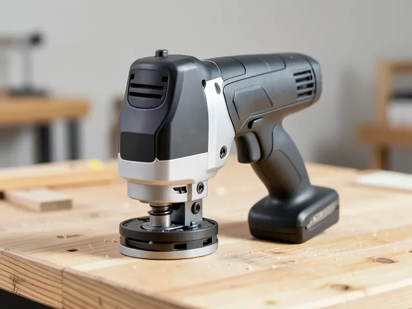 A cordless handheld loose-tenon joiner, the type of tool now reaching the market