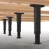 adjustable height bed frame center support legs