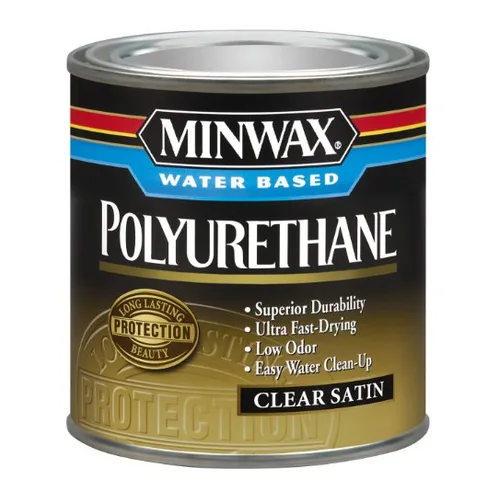 Minwax water-based polyurethane satin finish