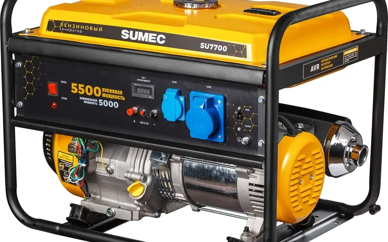 portable gas generator used to power corded tools like a circular saw at a job site portable gas generator used to power corded tools like a circular saw at a job site