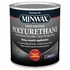 Minwax Fast-Drying Polyurethane wood finish can, warm satin quart Minwax Fast-Drying Polyurethane wood finish can, warm satin quart