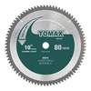 TOMAX 10-inch 80-tooth TCG saw blade for aluminum and non-ferrous metal