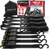 FORTEM ratchet strap tie down set four pack for cargo