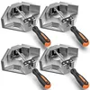 Housolution 4-pack 90 degree aluminum right angle corner clamps