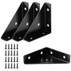 66mm Corner Brace Brackets for Wood, 4-Pack