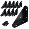 2-9/16in Corner Brace L Brackets, 10-Pack