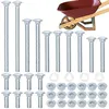 Wheelbarrow Handle Carriage Bolt and Nut Set