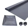 Shower pan liner with reinforced corner dams