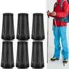 6-Pack Heavy Duty Rubber Walking Stick Tips