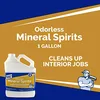 gallon jug of odorless mineral spirits for wood finishing