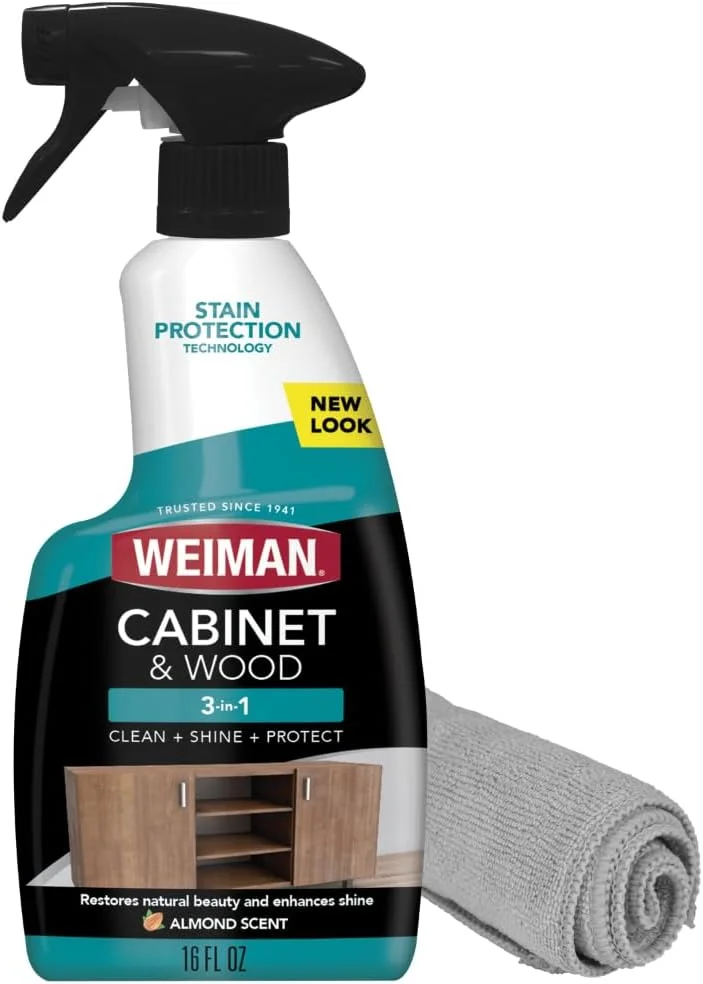 Weiman Cabinet and Wood Cleaner Shine Spray, 16 oz