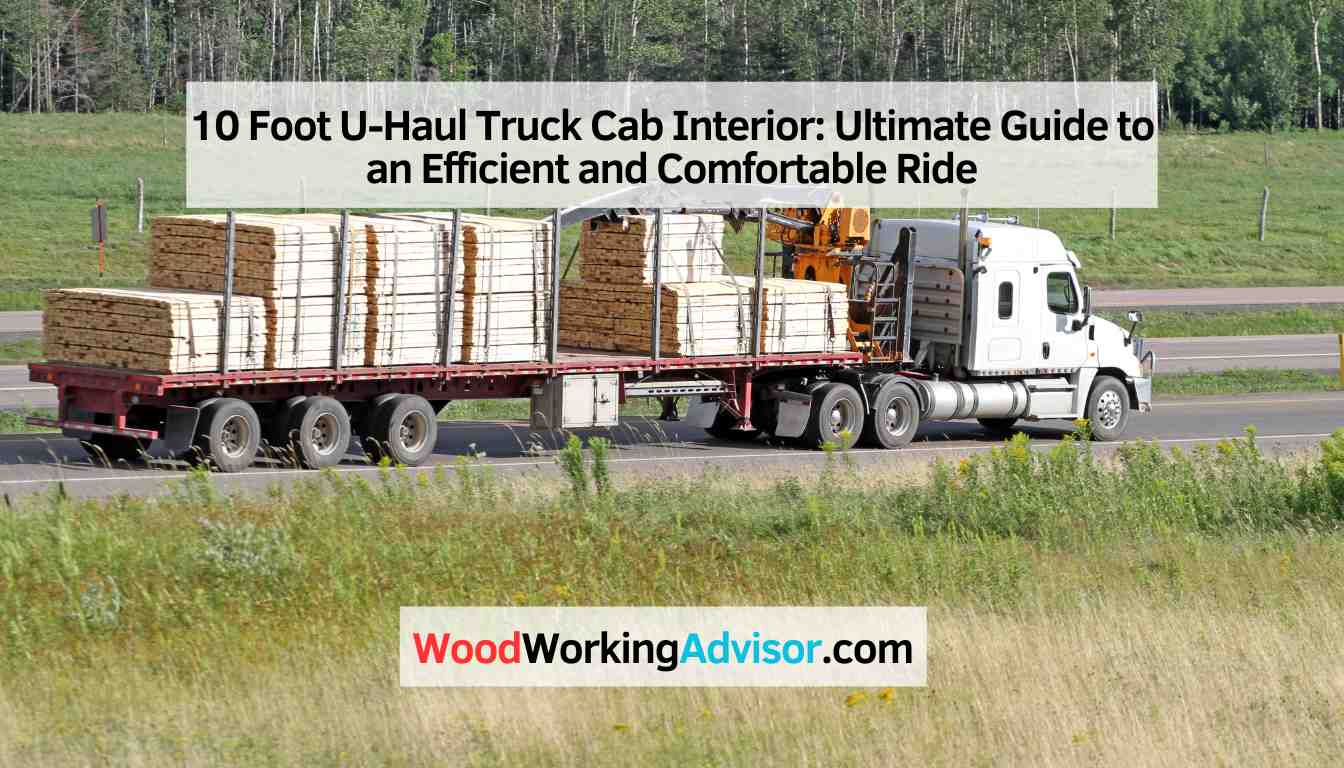 10 Foot U-Haul Truck Cab Interior