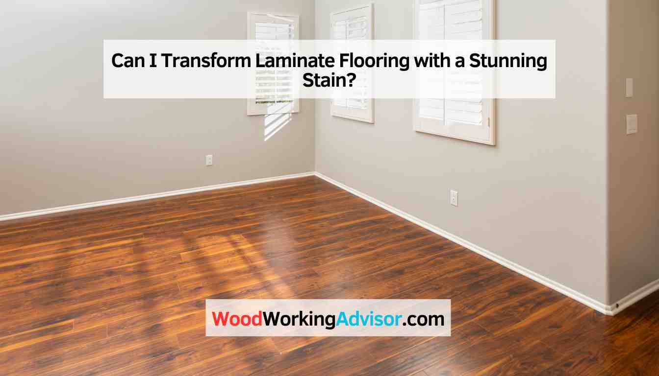 Can I Transform Laminate Flooring with a Stunning Stain?