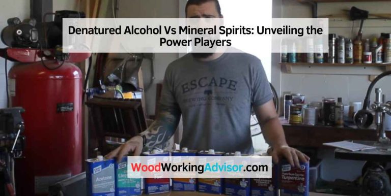 Denatured Alcohol Vs Mineral Spirits