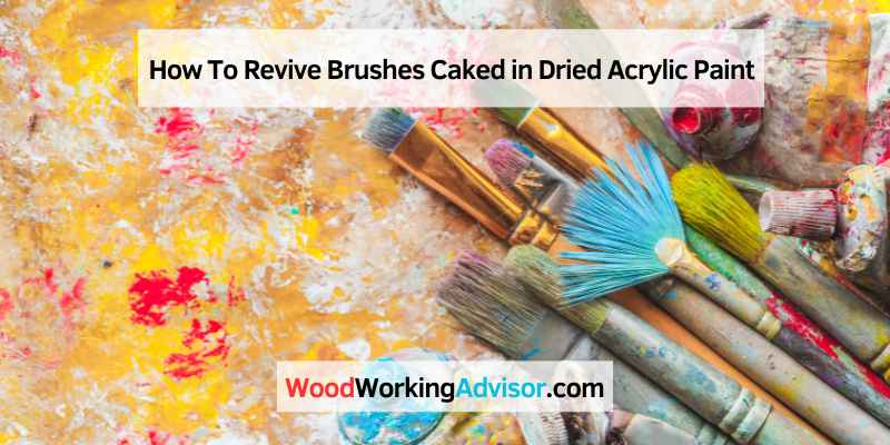 How To Revive Brushes Caked in Dried Acrylic Paint