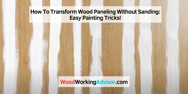 How To Transform Wood Paneling Without Sanding