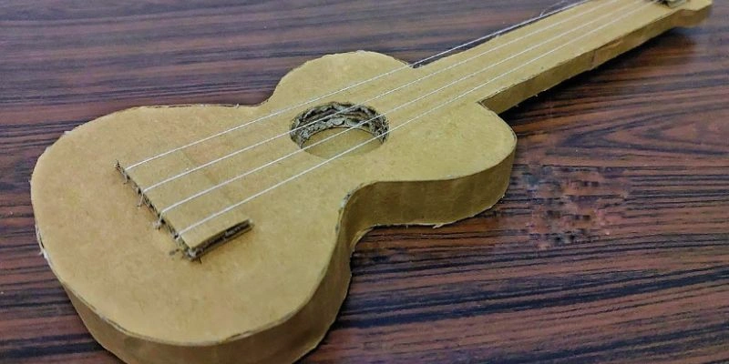 How to Build an Incredible Homemade Guitar for a School Project