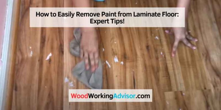How to Easily Remove Paint from Laminate Floor