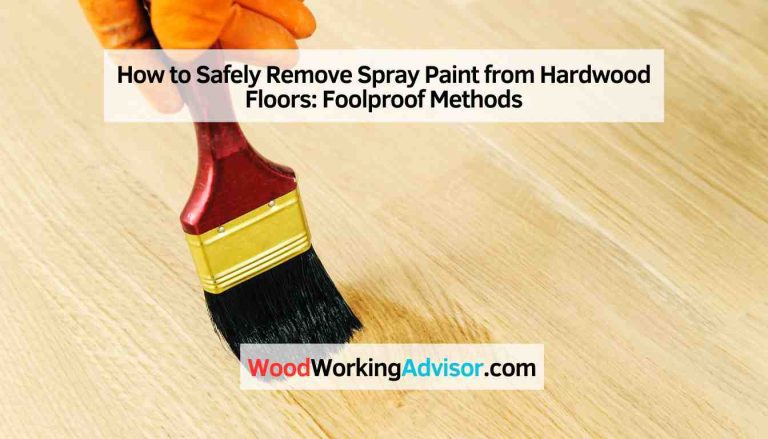 How to Safely Remove Spray Paint from Hardwood Floors