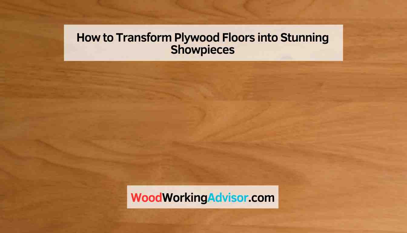 How to Transform Plywood Floors into Stunning Showpieces