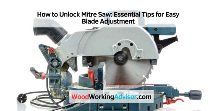 How to Unlock Mitre Saw