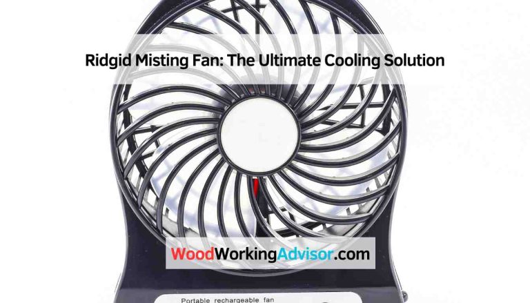 Ridgid Misting Fan