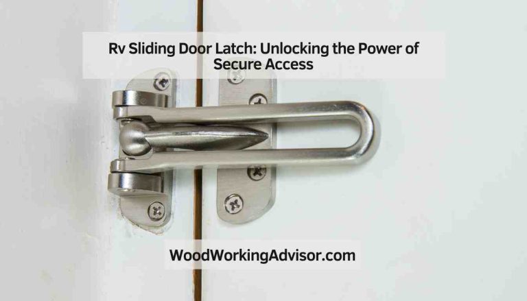 Rv Sliding Door Latch