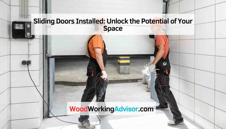 Sliding Doors Installed