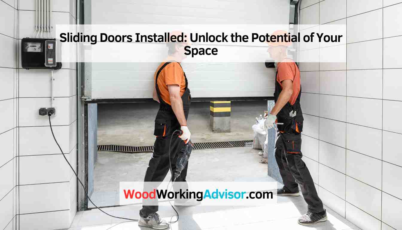 Sliding Doors Installed