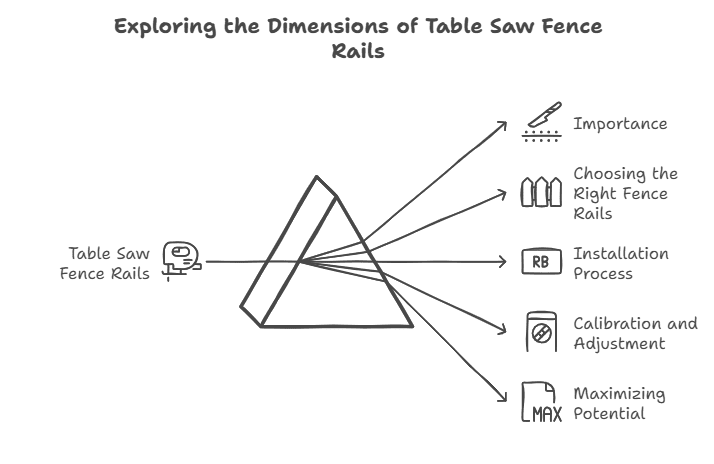 Table Saw Fence Rails
